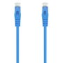 Aisens Cable de Red Latiguillo RJ45 Cat.6A UTP AWG24 25cm Azul